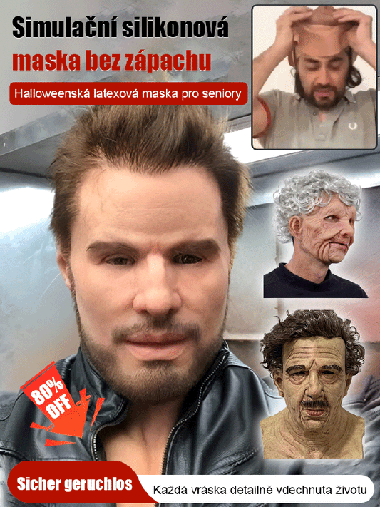 Silikonová maska pro simulaci